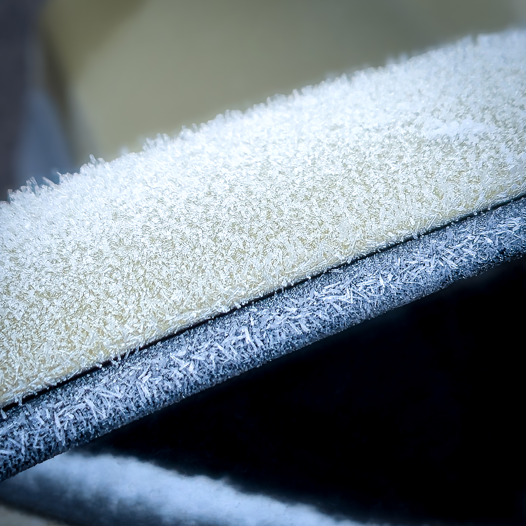 Vereister Außenspiegel